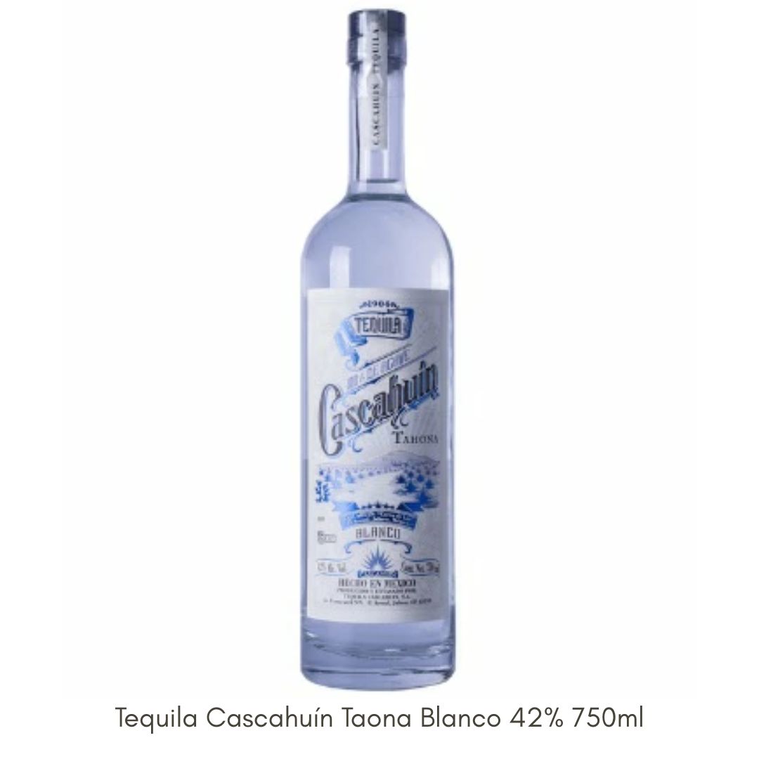  Tequila Cascahuin Taona Blanco 42% 750ml Tahona Jalisco (HC) 