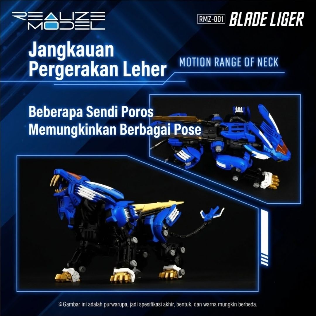 Model Kit Takara Tomy Zoids RMZ-001 Blade Liger Scale 1/100 – Mainan Robot Ori Model Kit Takara Tomy Zoids RMZ-001 Blade Liger Scale 1/100 – Mainan Robot Ori