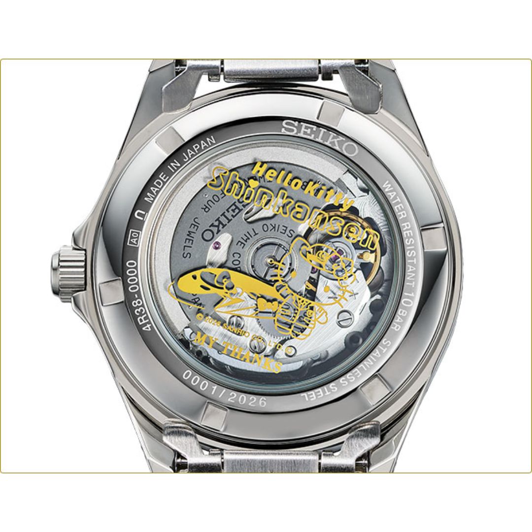 Jam Tangan SEIKO x Hello Kitty Shinkansen Finale Mechanical Watch Jam Tangan SEIKO x Hello Kitty Shinkansen Finale Mechanical Watch
