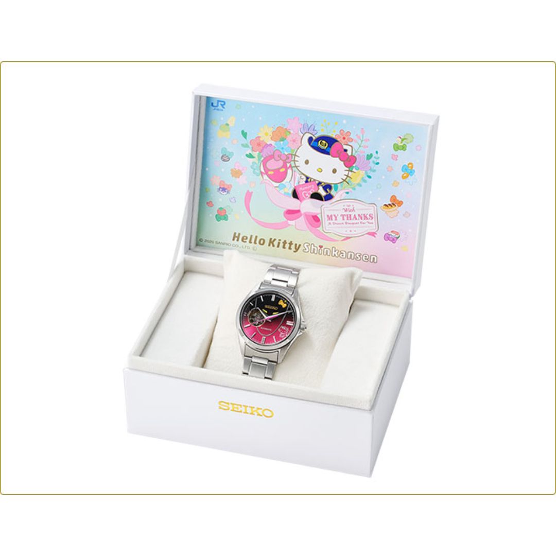 Jam Tangan SEIKO x Hello Kitty Shinkansen Finale Mechanical Watch Jam Tangan SEIKO x Hello Kitty Shinkansen Finale Mechanical Watch