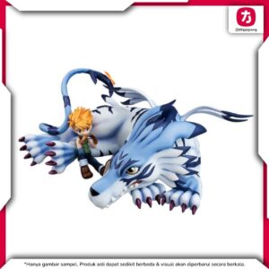 GEM Series Digimon Adventure Garurumon & Yamato Ishida Figure MegaHouse GEM Series Digimon Adventure Garurumon & Yamato Ishida Figure MegaHouse
