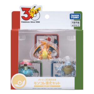 Pokemon 30th Anniversary MonColle Kanto Takara Tomy Evolution Set Figure Pokemon 30th Anniversary MonColle Kanto Takara Tomy Evolution Set Figure