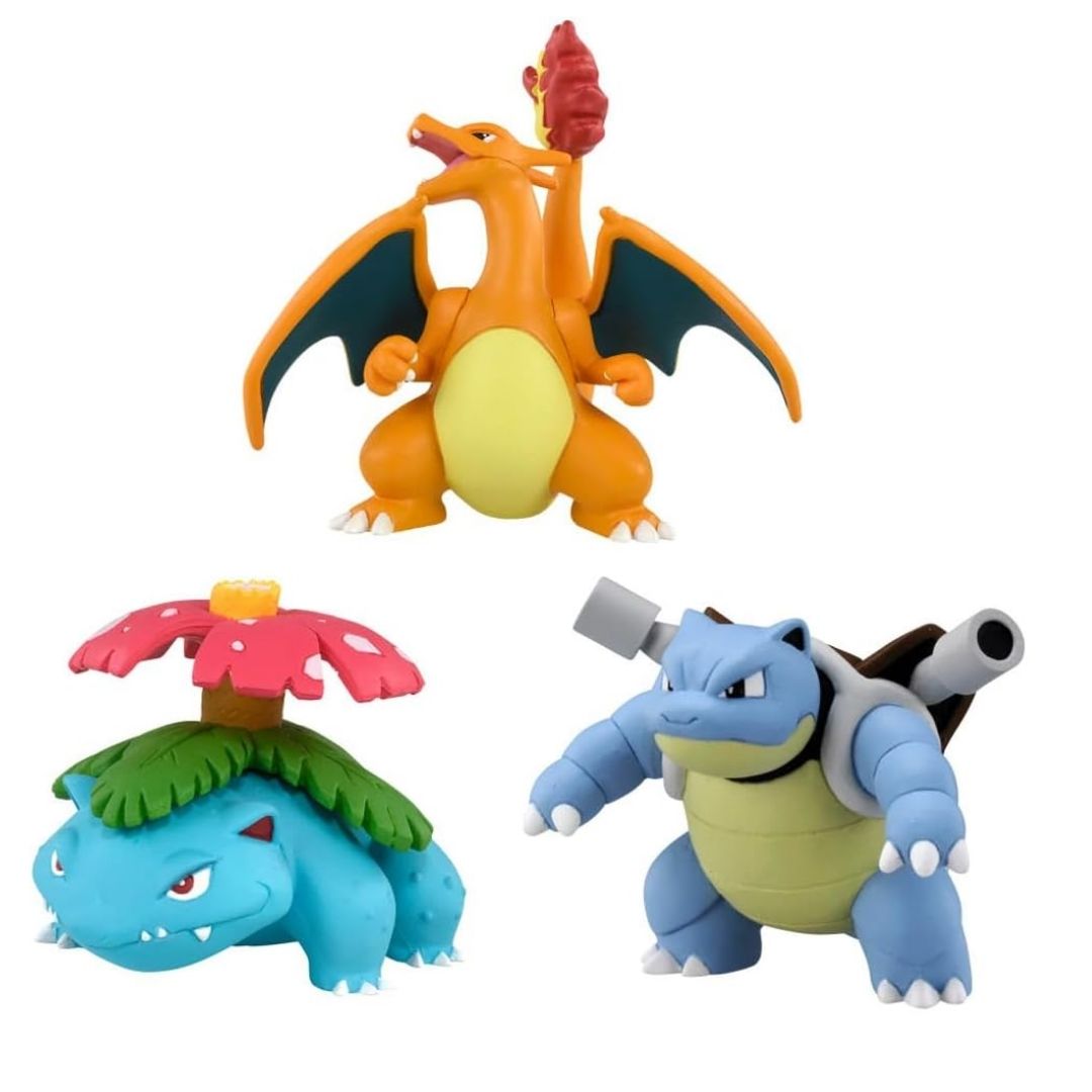 Pokemon 30th Anniversary MonColle Kanto Takara Tomy Evolution Set Figure