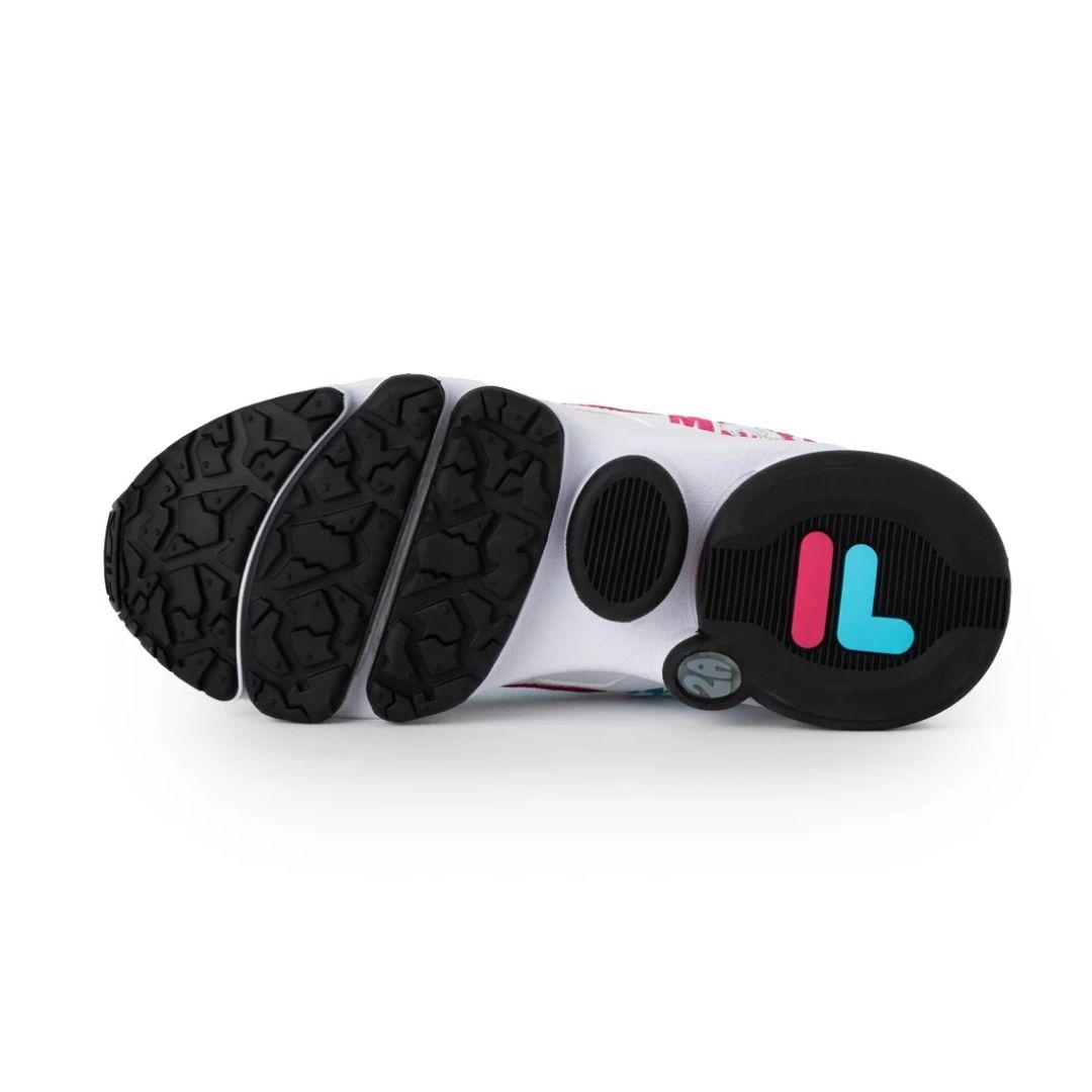 FILA Hatsune Miku SILVA Trainer White Sneakers Futuristic 2A Cushioning