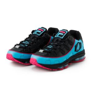 FILA Hatsune Miku SILVA Trainer Black Sneakers Futuristic 2A Cushioning FILA Hatsune Miku SILVA Trainer Black Sneakers Futuristic 2A Cushioning