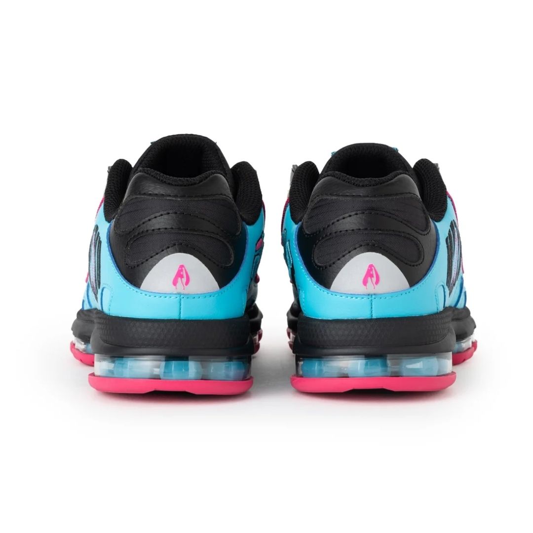 FILA Hatsune Miku SILVA Trainer Black Sneakers Futuristic 2A Cushioning