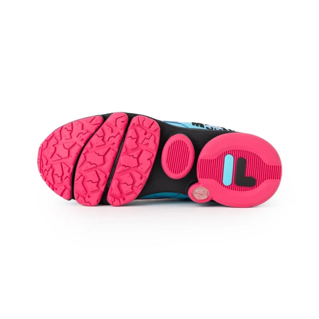FILA Hatsune Miku SILVA Trainer Black Sneakers Futuristic 2A Cushioning
