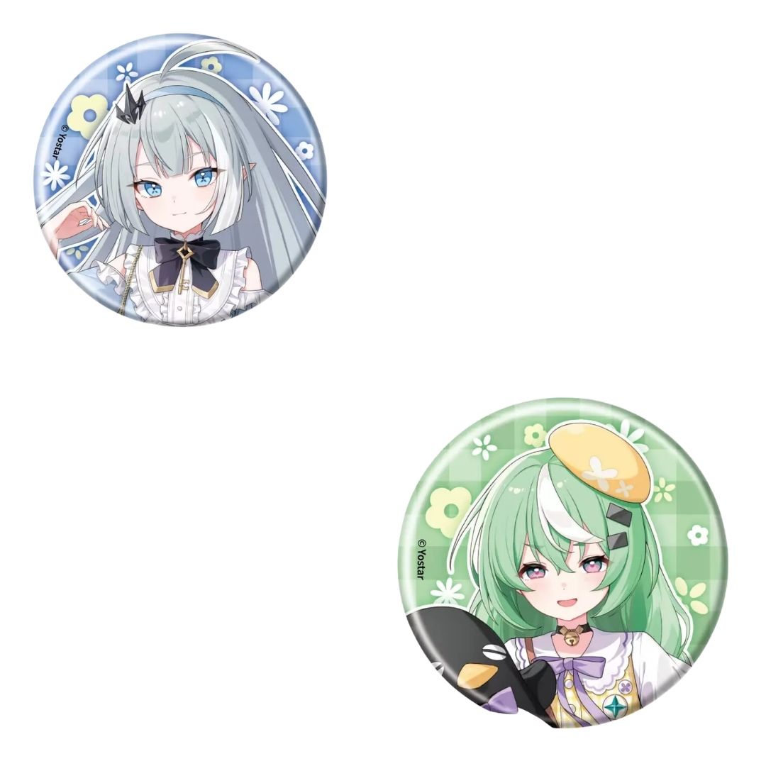 Stella Sora Summer Casual Outfit Can Badge Complete Set 5 Types Bonus Card