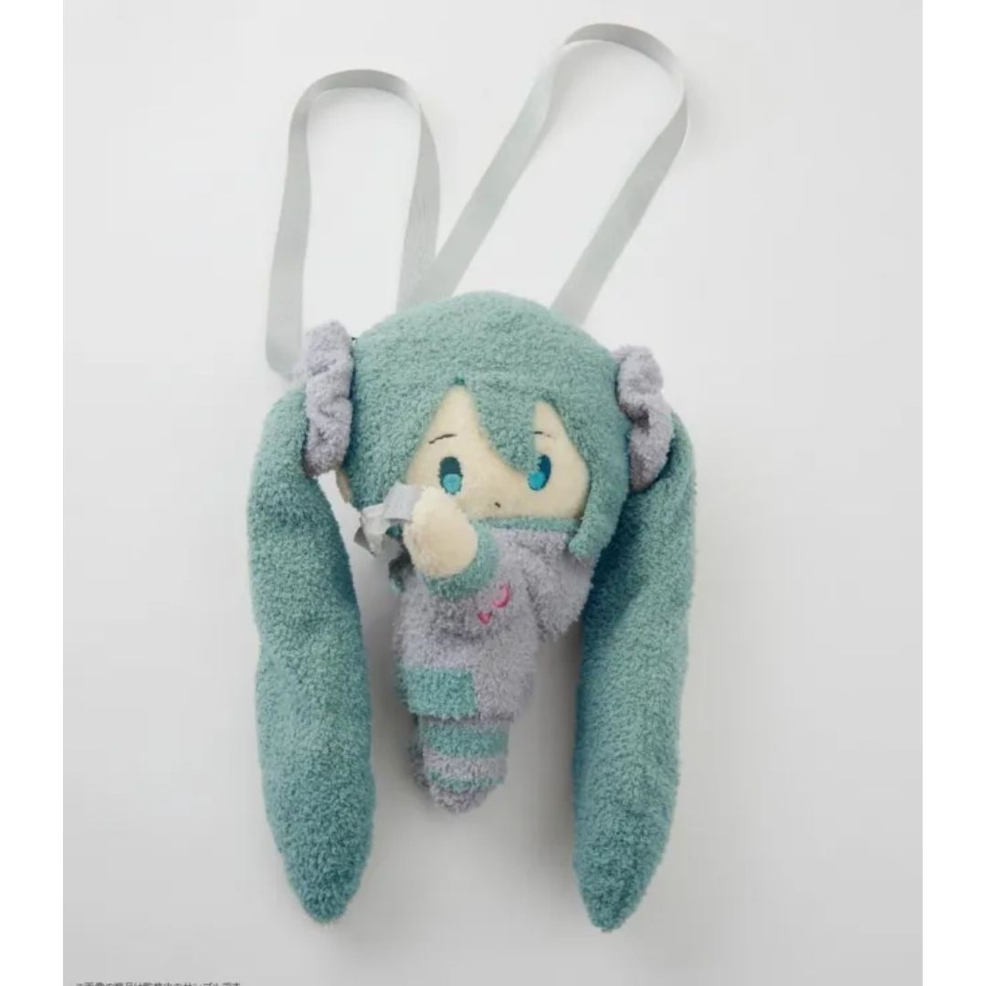 Hatsune Miku 2-Way Fluffy Plush Bag dengan Desain Boneka yang Menggemaskan Hatsune Miku 2-Way Fluffy Plush Bag dengan Desain Boneka yang Menggemaskan