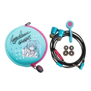Hatsune Miku THE STANDARD Earphones dengan Dual Driver dan Artwork Keigo