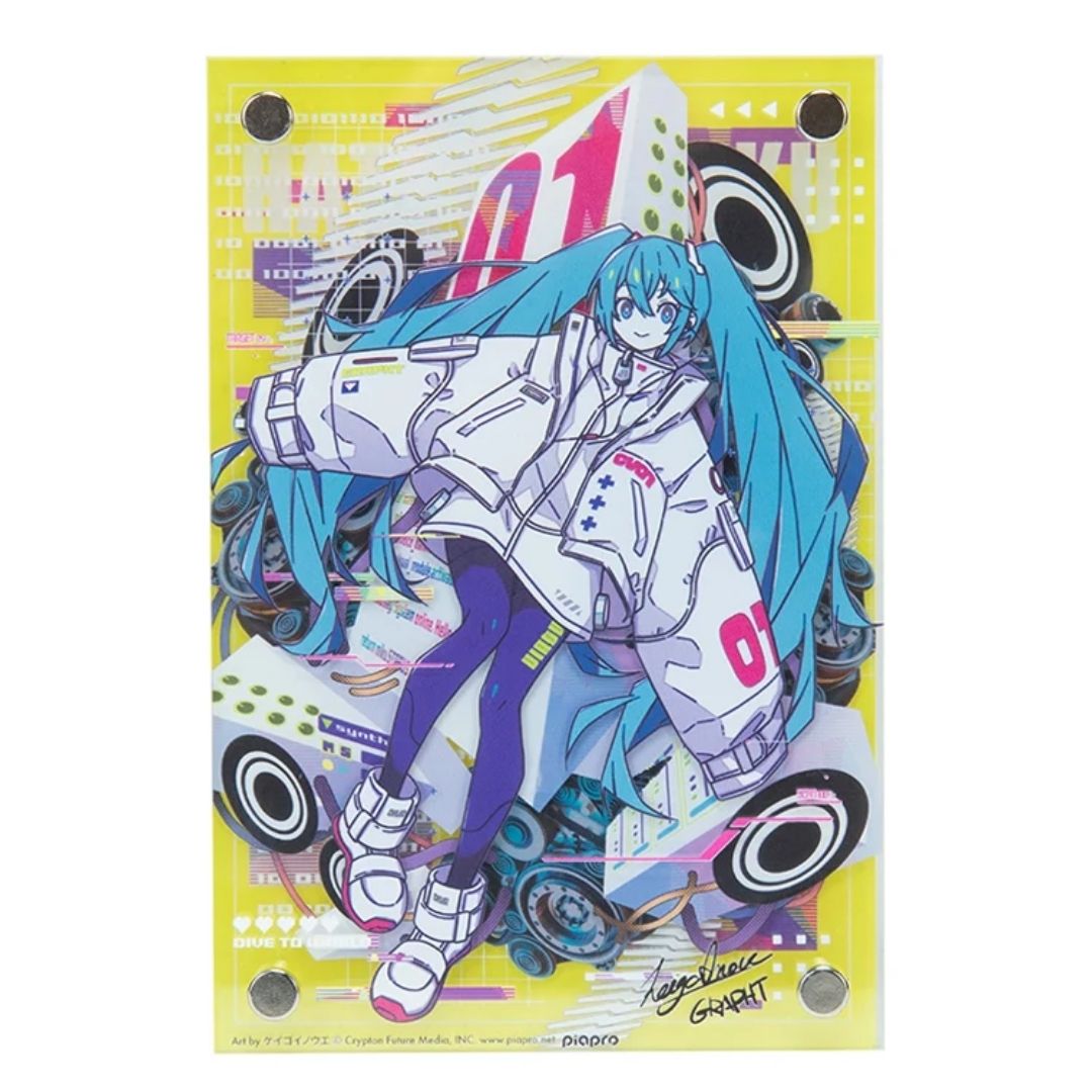 Hatsune Miku Layered Acrylic Stand dengan Artwork Keigo Inoue Berlapis Hatsune Miku Layered Acrylic Stand dengan Artwork Keigo Inoue Berlapis