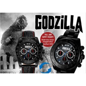 Jam Tangan Godzilla Radio-Controlled Solar Chronograph Edisi Terbatas Jam Tangan Godzilla Radio-Controlled Solar Chronograph Edisi Terbatas