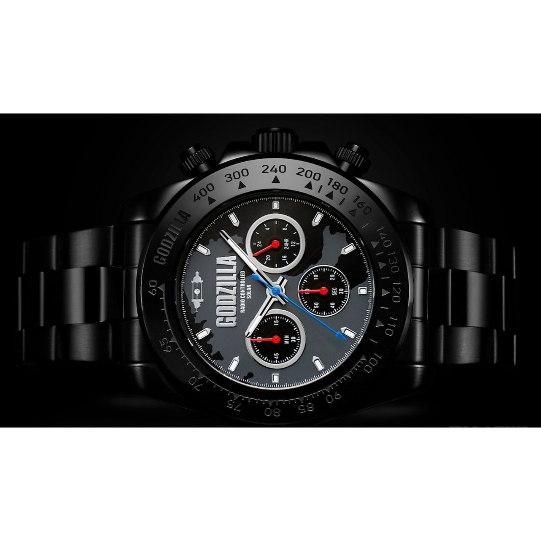 Jam Tangan Godzilla Radio-Controlled Solar Chronograph Edisi Terbatas