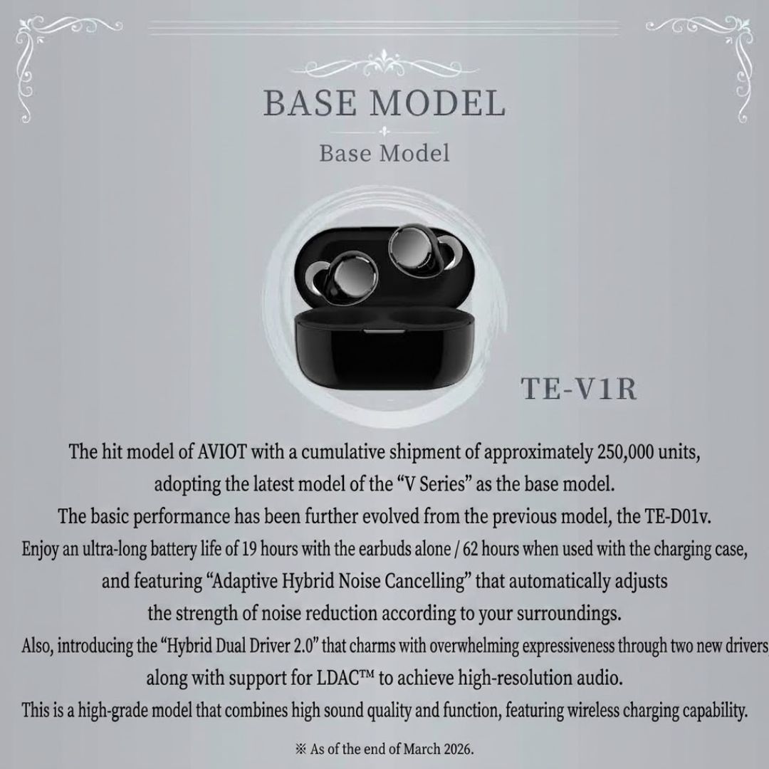 AVIOT Azur Lane TE-V1R-AZ2 Earphones 2nd Collaboration Hi-Res TWS