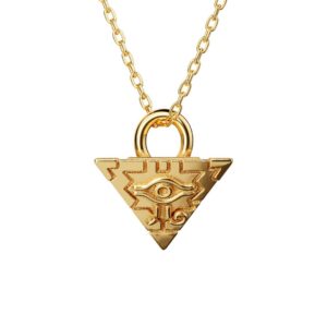 Yu-Gi-Oh Millennium Puzzle Silver Necklace 925 Yellow Gold Plated Premium Yu-Gi-Oh Millennium Puzzle Silver Necklace 925 Yellow Gold Plated Premium
