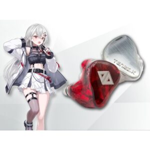 Earphone TMQ002-TNR Tenri Miko Collaboration Audio Audiophile Premium Earphone TMQ002-TNR Tenri Miko Collaboration Audio Audiophile Premium