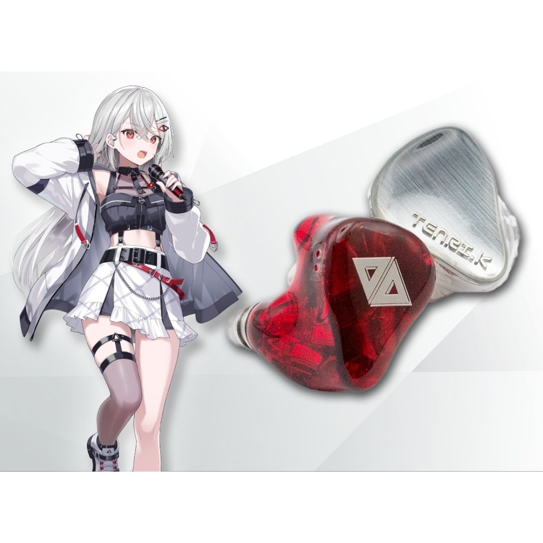 Earphone TMQ002-TNR Tenri Miko Collaboration Audio Audiophile Premium Earphone TMQ002-TNR Tenri Miko Collaboration Audio Audiophile Premium