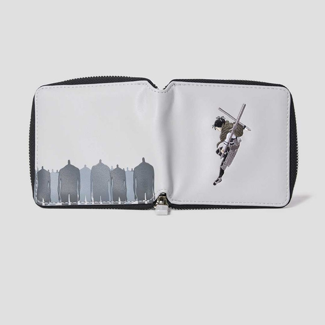 Attack on Titan Dedicate Your Heart Wallet Bifold Zipper Compact Anime Gift