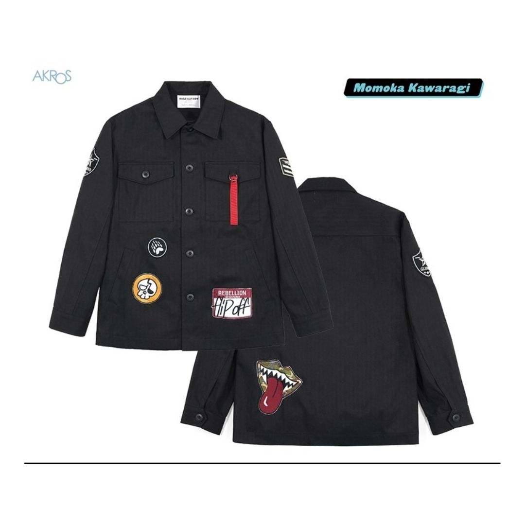 Jacket Momoka Girls Band Cry Size L Cotton Herringbone untuk Koleksi Jacket Momoka Girls Band Cry Size L Cotton Herringbone untuk Koleksi