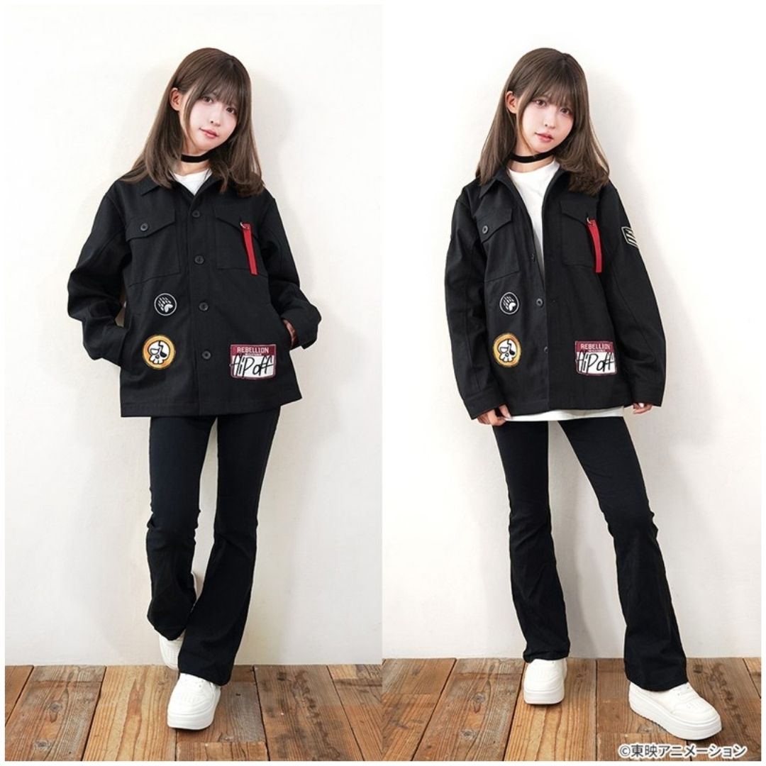Jacket Momoka Girls Band Cry Size L Cotton Herringbone untuk Koleksi