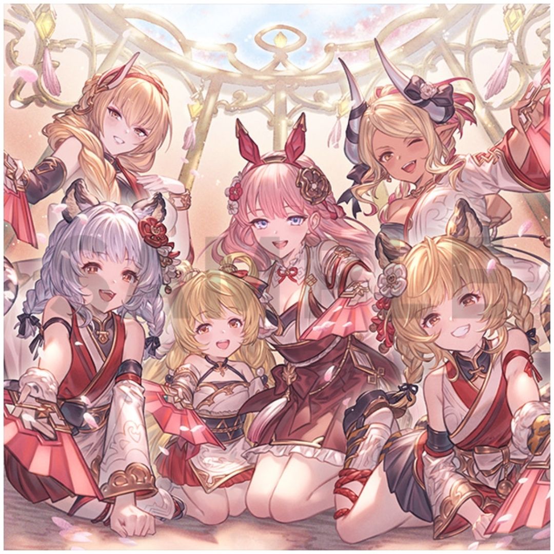 Granblue Fantasy Haruenka First Press CD Bonus Microfiber Coaster Aniplex