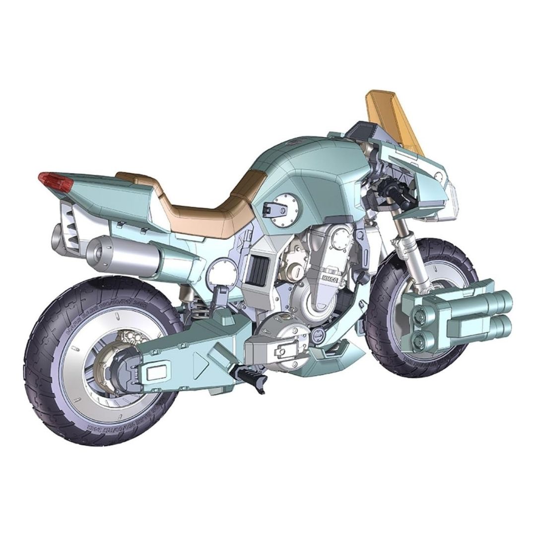 Hasegawa Mospeada VR-052F Stick Model Plastic Kit 1:32 Realistic Bike Detail