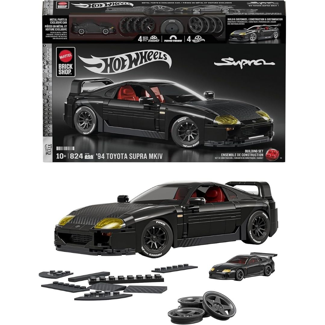 HOT WHEELS 94 TOYOTA SUPRA MKIV BLOCK SET BRICK KOLEKTOR HOT WHEELS 94 TOYOTA SUPRA MKIV BLOCK SET BRICK KOLEKTOR