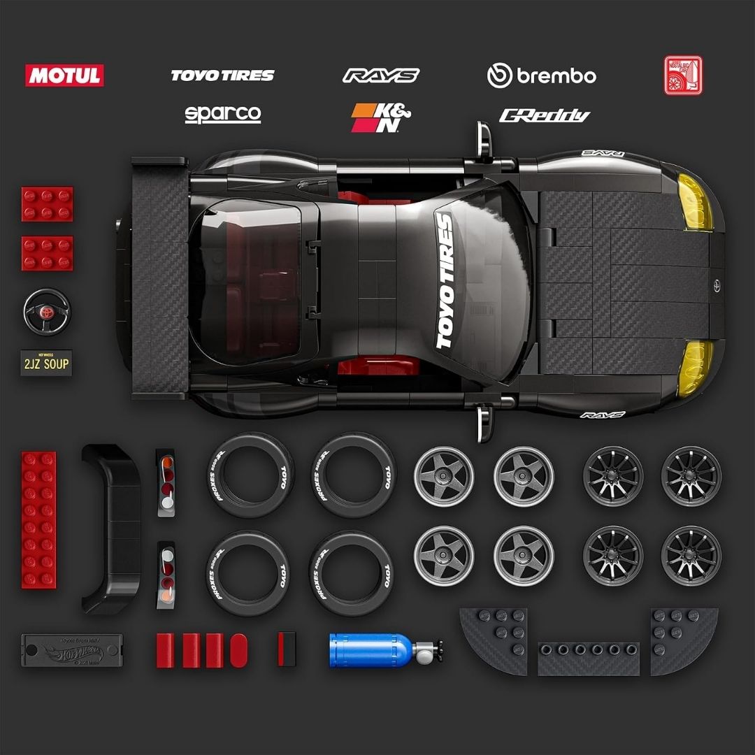 HOT WHEELS 94 TOYOTA SUPRA MKIV BLOCK SET BRICK KOLEKTOR