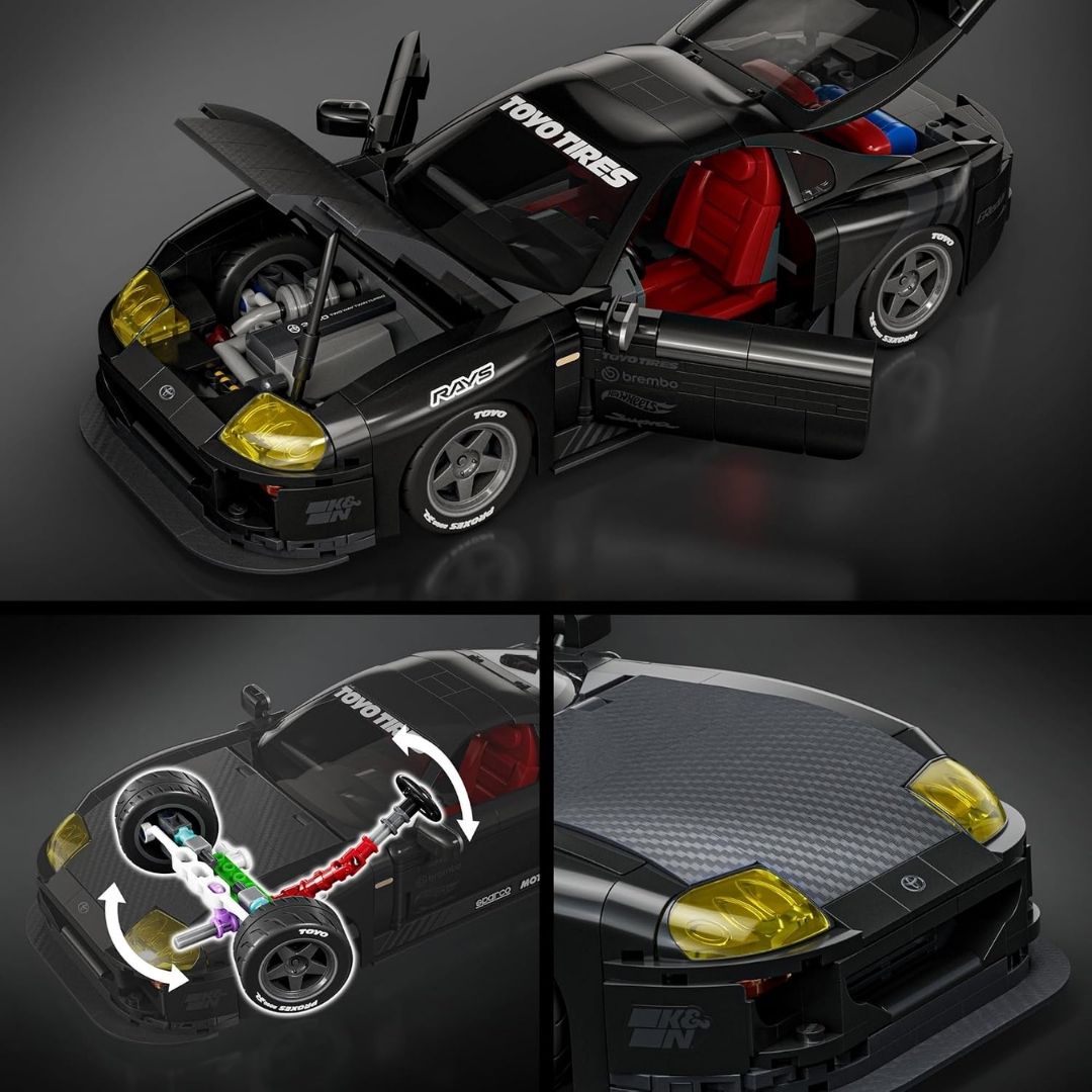 HOT WHEELS 94 TOYOTA SUPRA MKIV BLOCK SET BRICK KOLEKTOR