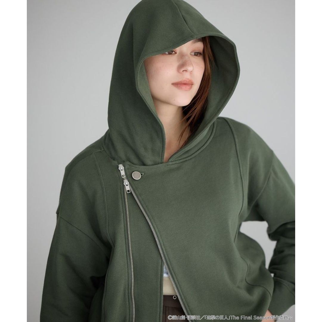 ATTACK ON TITAN SURVEY CORPS HOODIE EARTH MUSIC ECOLOGY