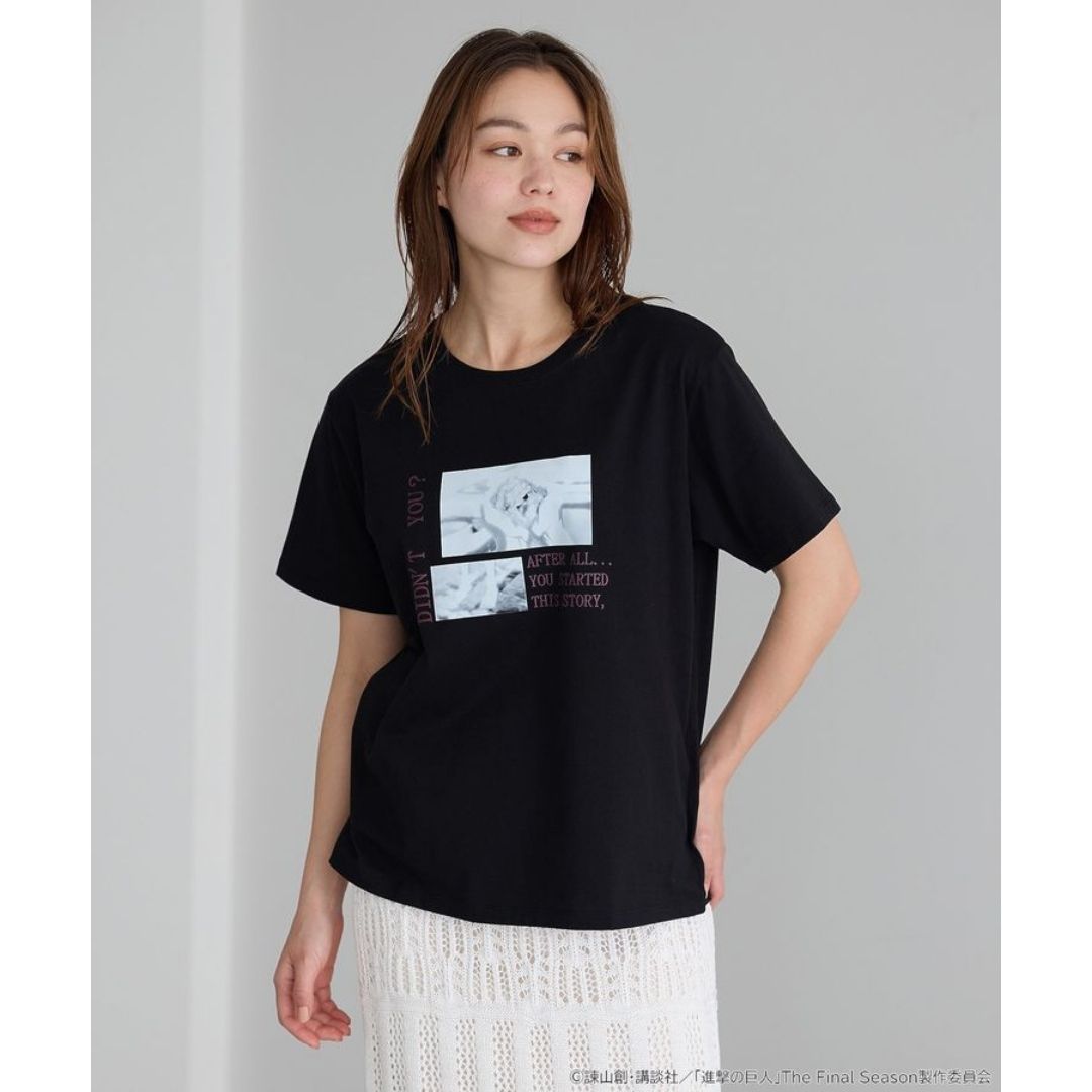 ATTACK ON TITAN THE BEGINNING T-SHIRT EARTH MUSIC ECOLOGY ATTACK ON TITAN THE BEGINNING T-SHIRT EARTH MUSIC ECOLOGY