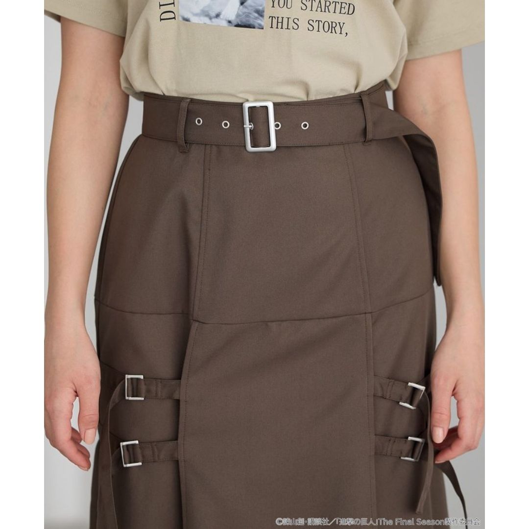ATTACK ON TITAN SOLDIER INSPIRED SKIRT EARTH MUSIC ECOLOGY