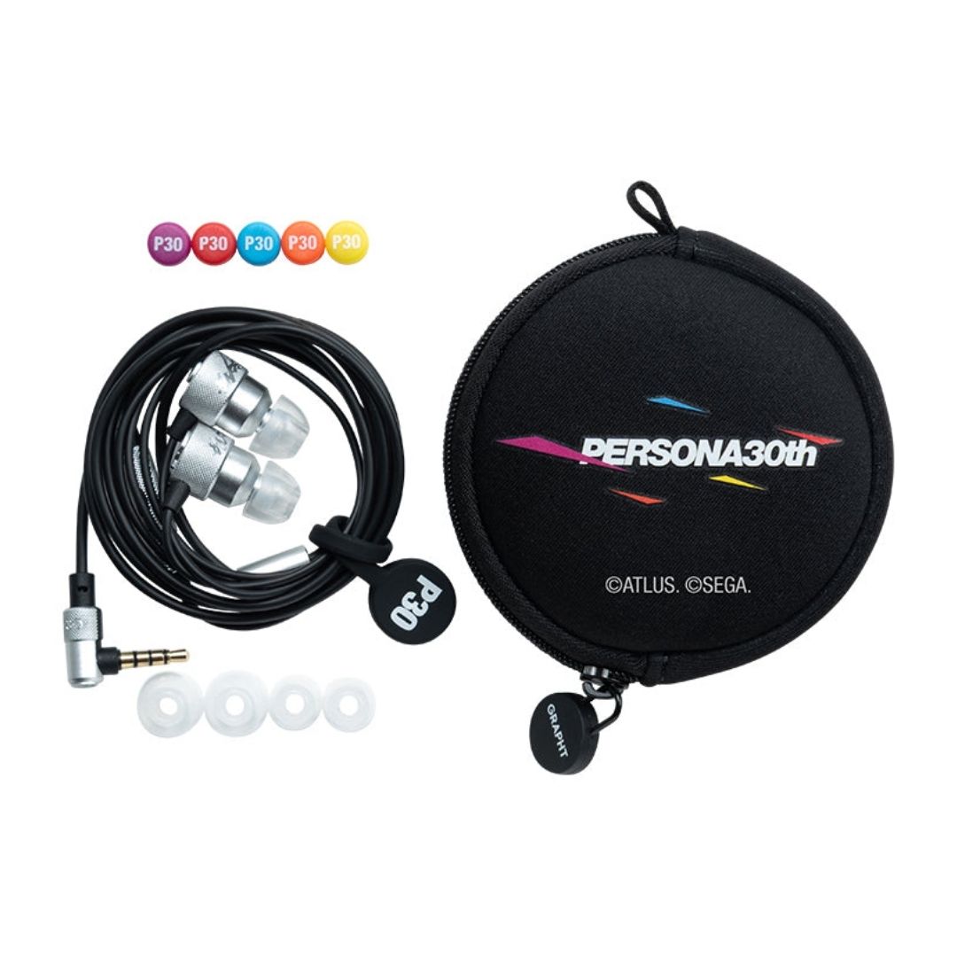 Persona 30th Anniversary Edition Earphones 1.2m Dual Dynamic Driver GRAPHT Persona 30th Anniversary Edition Earphones 1.2m Dual Dynamic Driver GRAPHT
