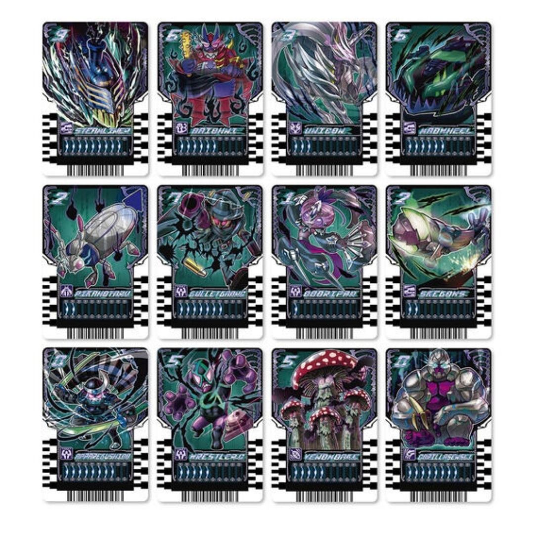 DX Ride Chemi Trading Card Last Gacha Set dengan 48 Jenis Kartu Koleksi
