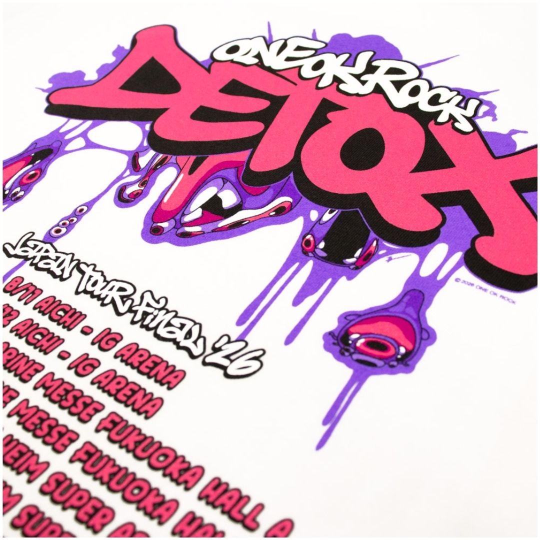 ONE OK ROCK DETOX JAPAN FINAL T-Shirt B White 2026 Official Merchandise