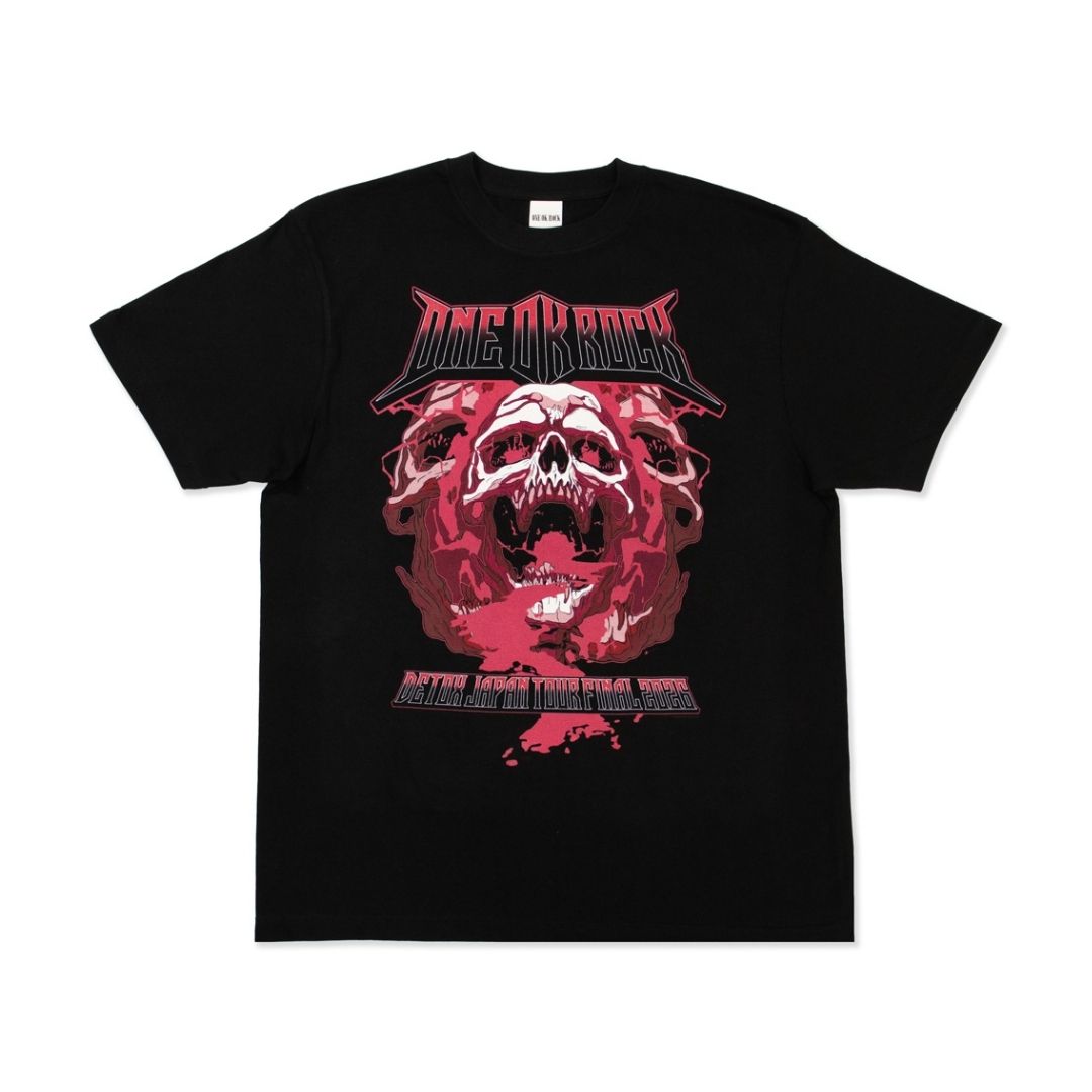 ONE OK ROCK DETOX JAPAN FINAL T-Shirt D Red 2026 Official Merchandise