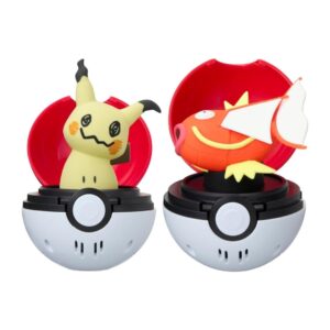 Pokemon Pyokopunyu Plush Toy Mimikyu dan Magikarp Variasi Takara Tomy