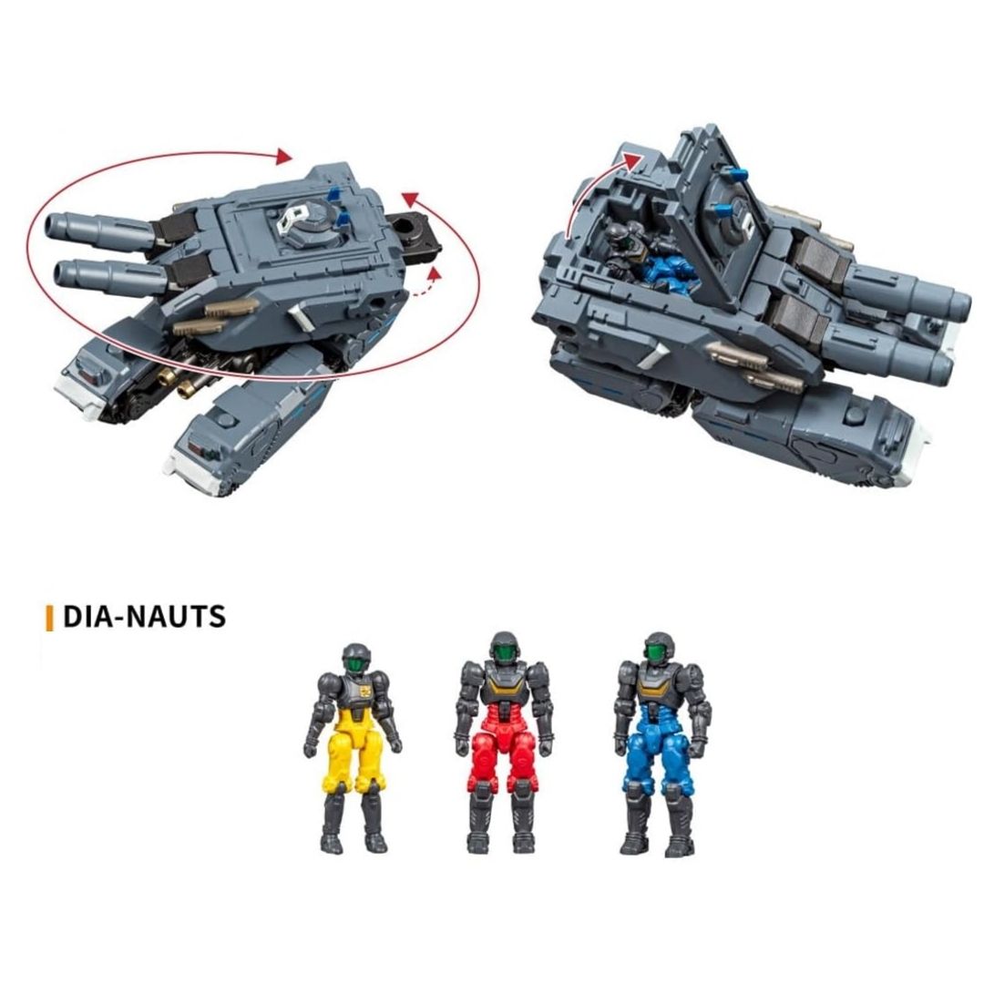 Takara Tomy T-SPARK Diaclone D Vehicles Set 9 Ground Mission Terbaru