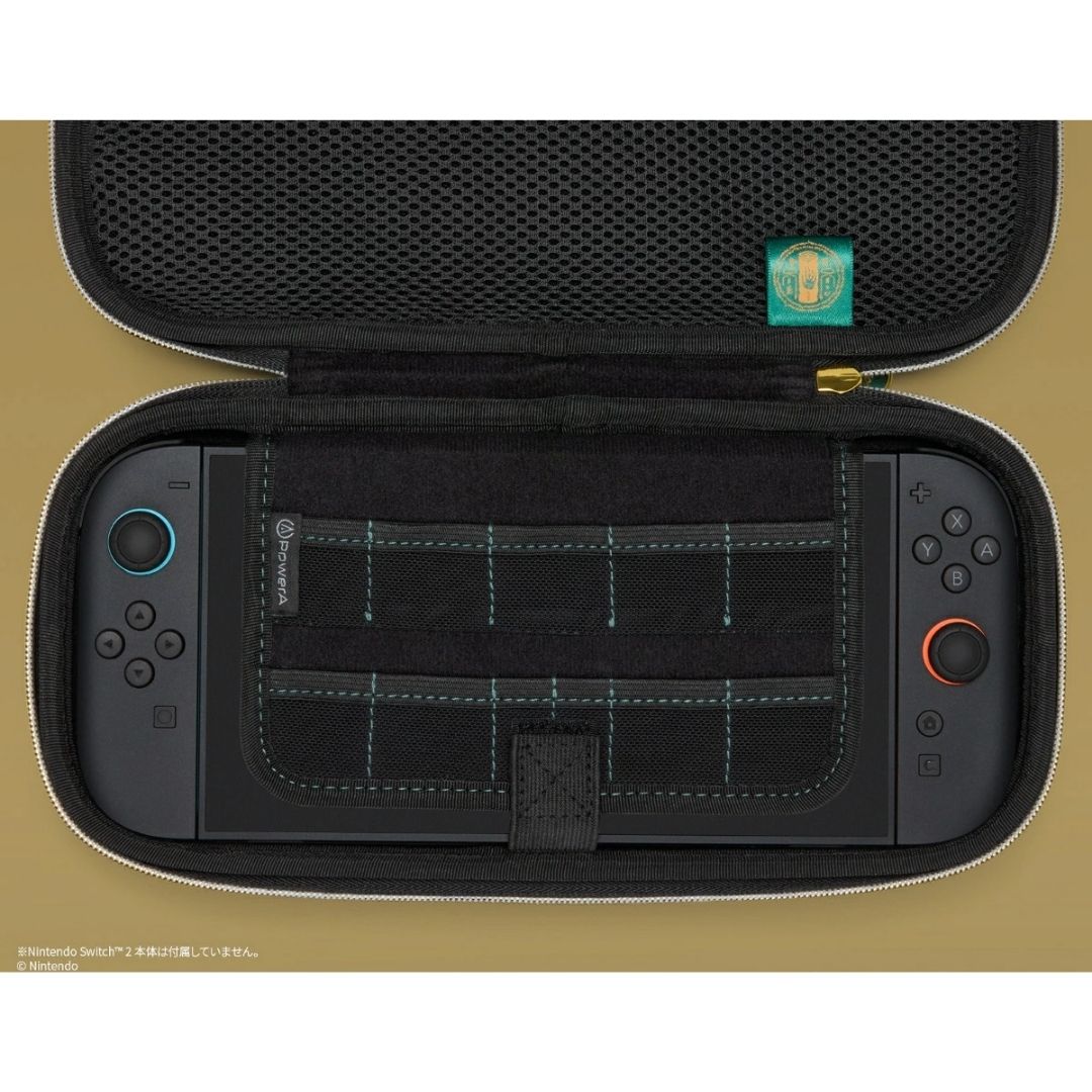Case Nintendo Switch 2 PowerA Hyrule dengan Ruang Penyimpanan Praktis