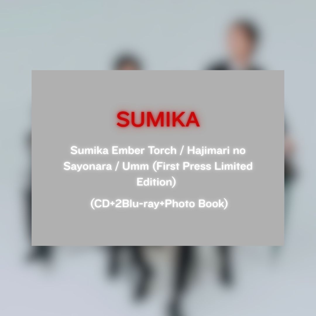 CD Blu ray Sumika Ember Torch Hajimari no Sayonara Umm Edisi Terbatas
