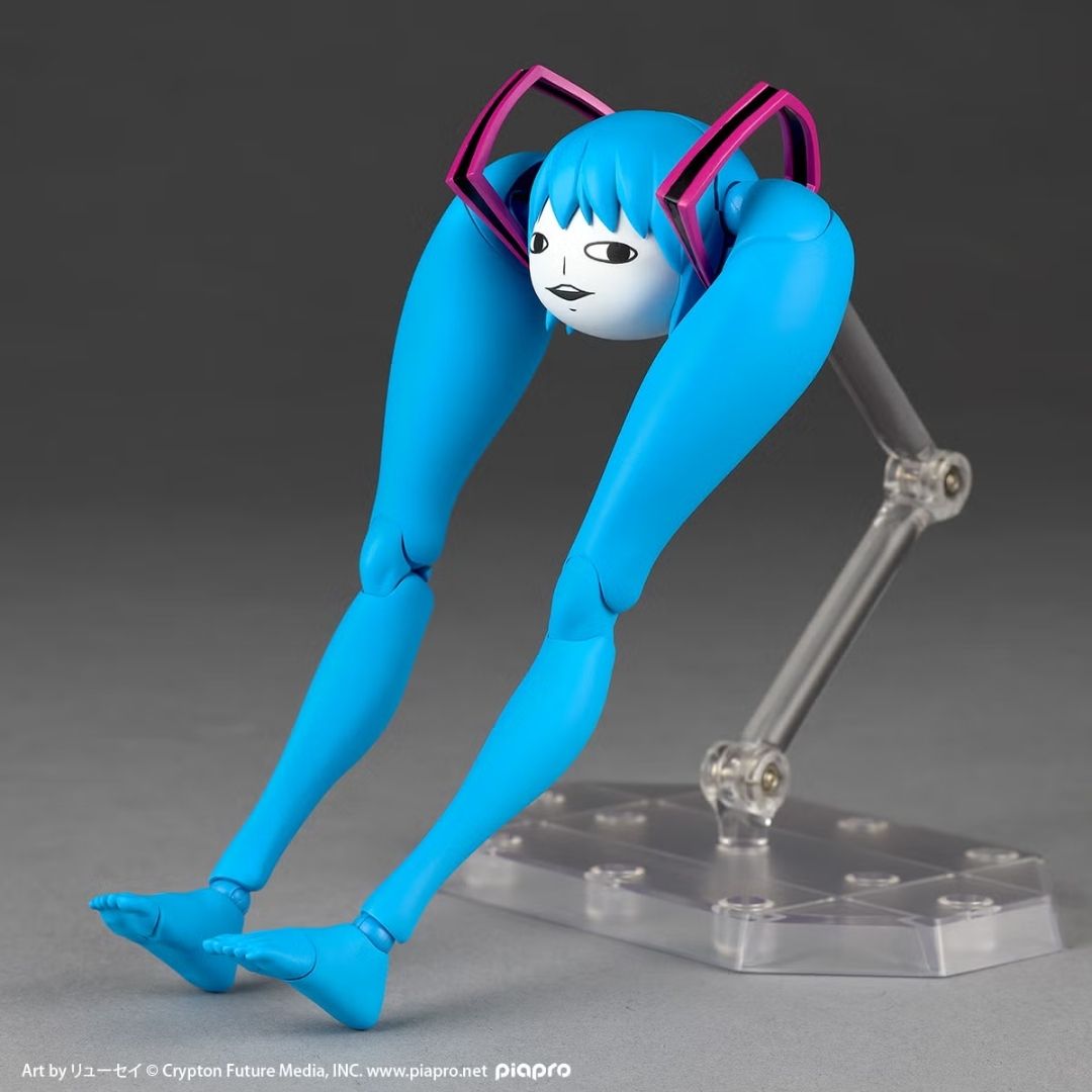 Figure Revoltech Hatsune Miku Shiteyanyo dengan Bonus Winking Face