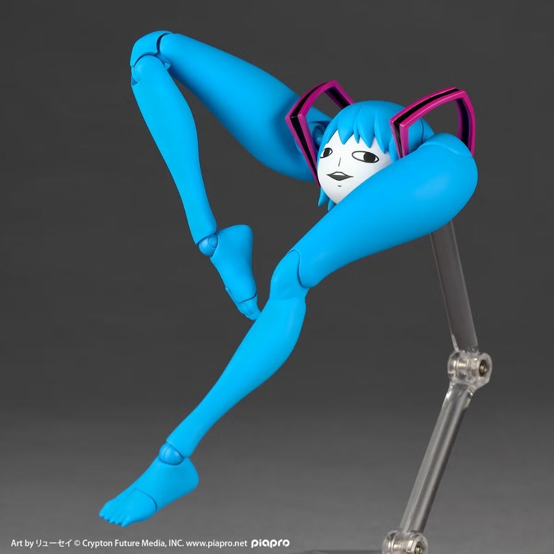 Figure Revoltech Hatsune Miku Shiteyanyo dengan Bonus Winking Face