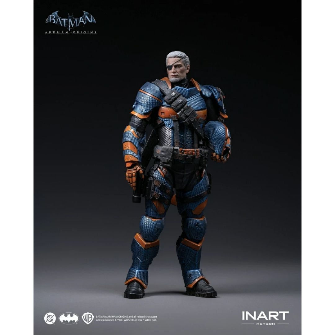 INART Action Deathstroke Arkham Origins Figure dengan Detail Armor Realistis