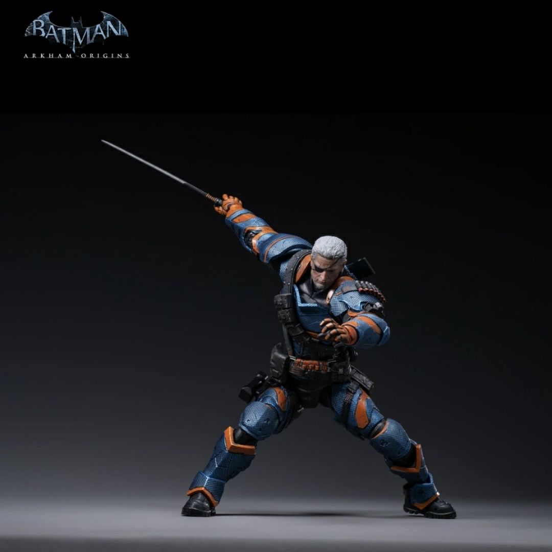 INART Action Deathstroke Arkham Origins Figure dengan Detail Armor Realistis