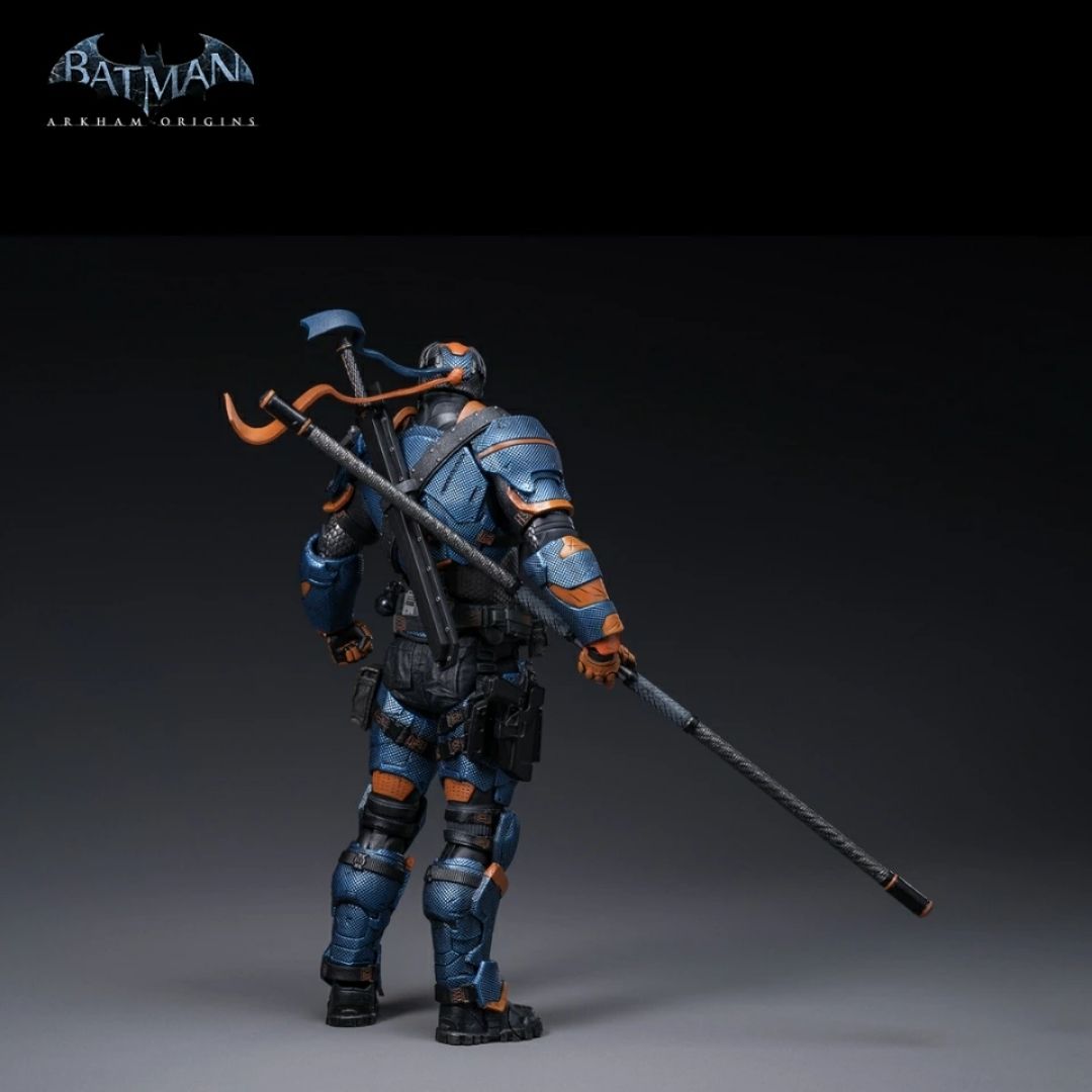 INART Action Deathstroke Arkham Origins Figure dengan Detail Armor Realistis