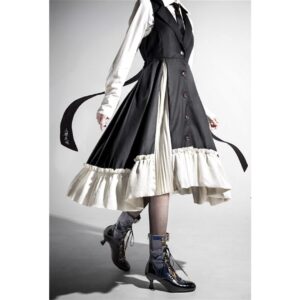 MAYLA x Bungo Stray Dogs Iconic Dress dengan Detail Ruffle Elegan