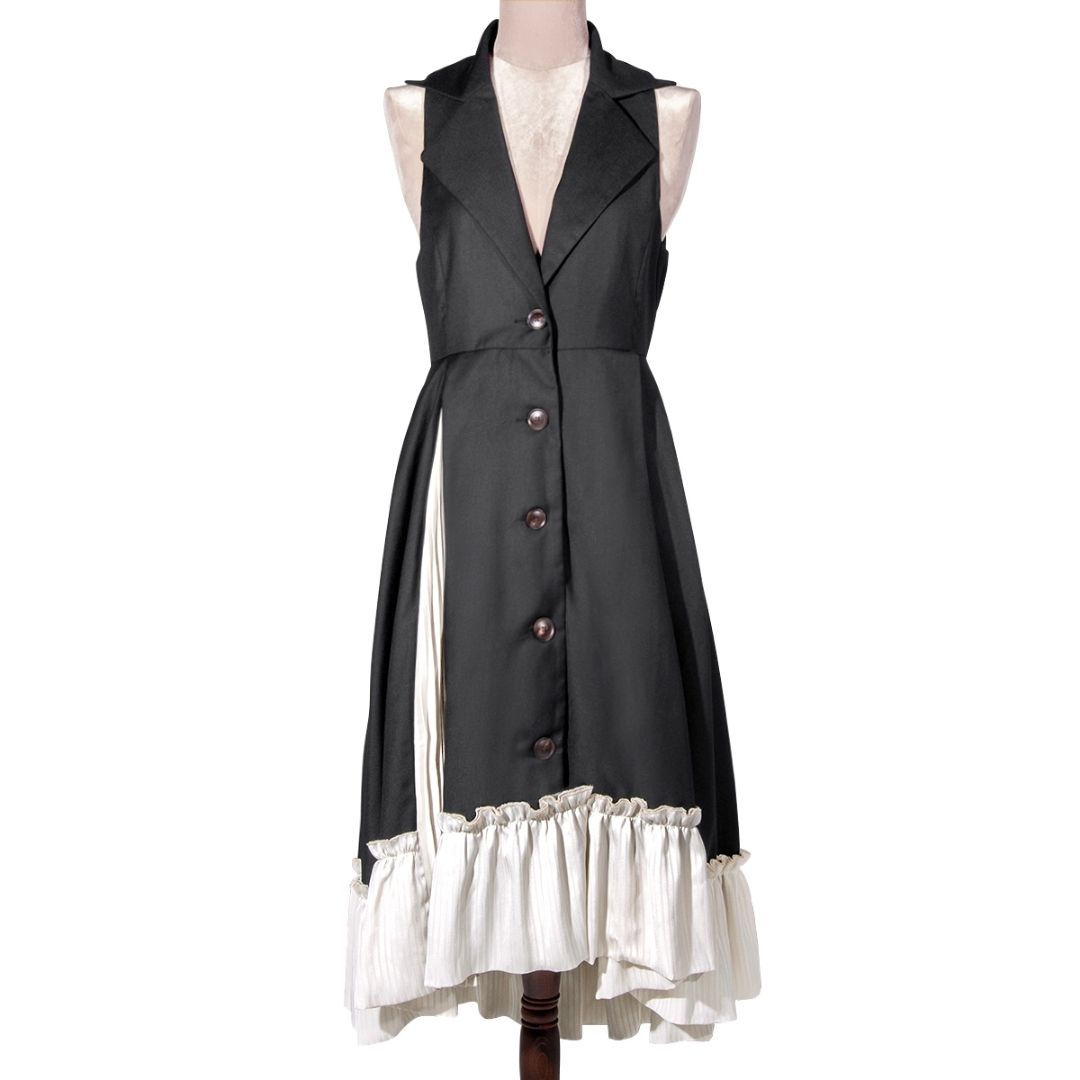MAYLA x Bungo Stray Dogs Iconic Dress dengan Detail Ruffle Elegan