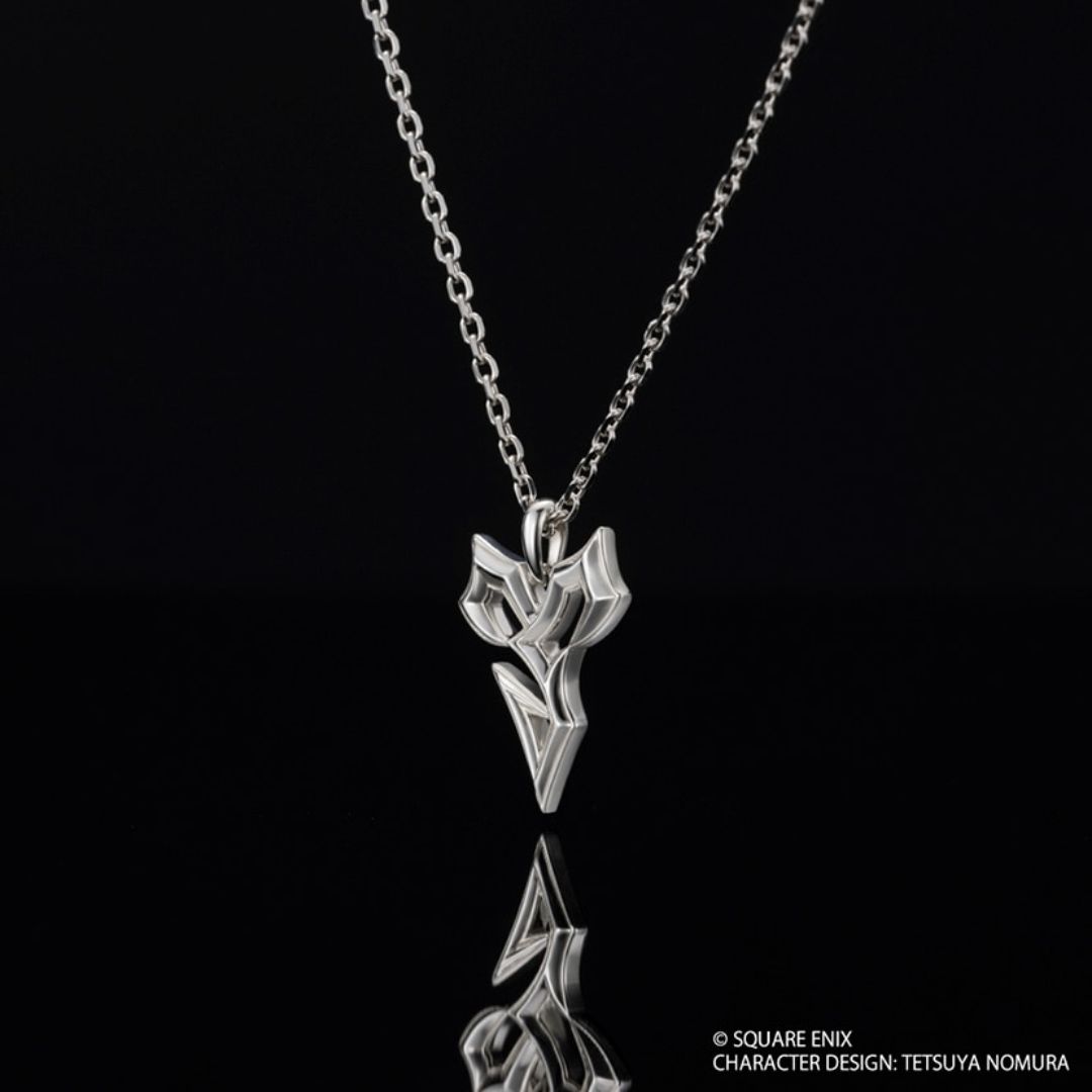 Final Fantasy X Silver Necklace Zanarkand Abes SV925 dengan Desain Ikonik