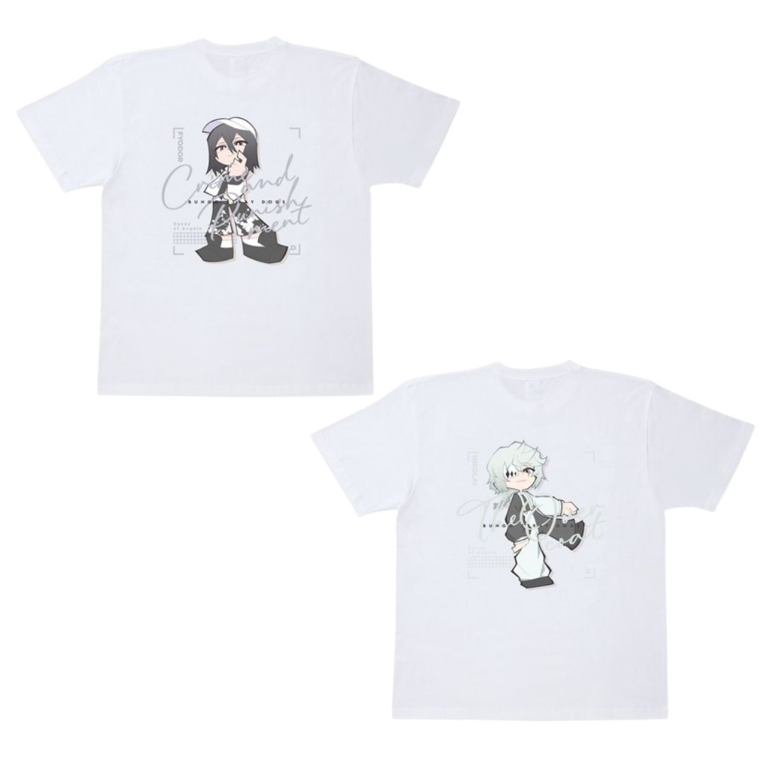 Bungo Stray Dogs x ZOZOTOWN T-Shirt dengan Grafis Karakter yang Ikonik