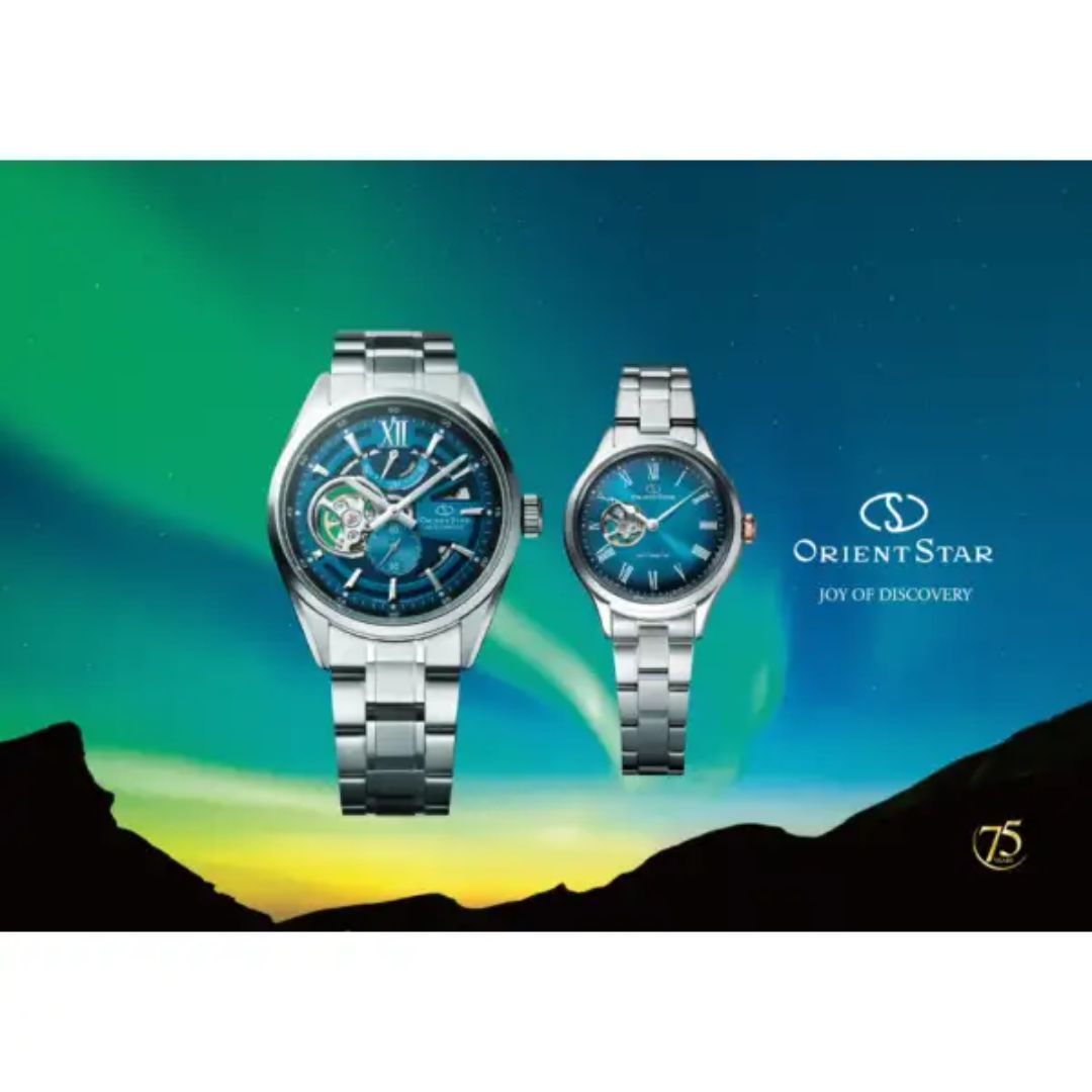 Orient Star 75th Anniversary Limited Edition Aurora Dial Modern Skeleton Orient Star 75th Anniversary Limited Edition Aurora Dial Modern Skeleton